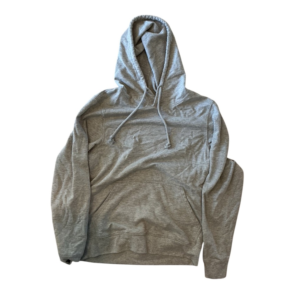 Make Market - Gray Pullover Hoodie (Small)‎ - Fleece Lined Kangaroo Pocket